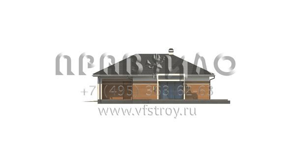 Проект частного Г-образного дома S3-153-2 (Z208 А)