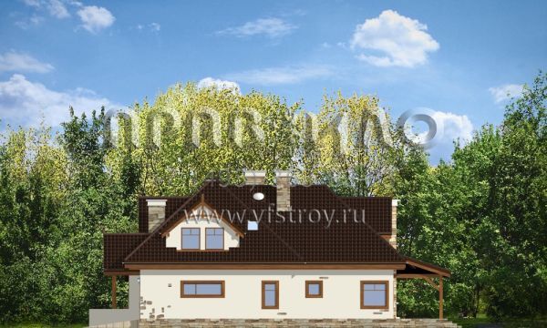 Проект L-образного дома S8-391 (Ясень)