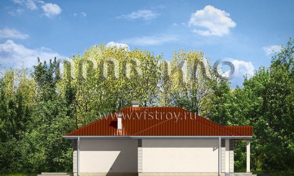 Проект компактного дома с гаражом S8-126 (Непоседа 2)