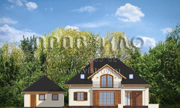 Проект коттеджа без гаража S8-231-3 (Филипп)