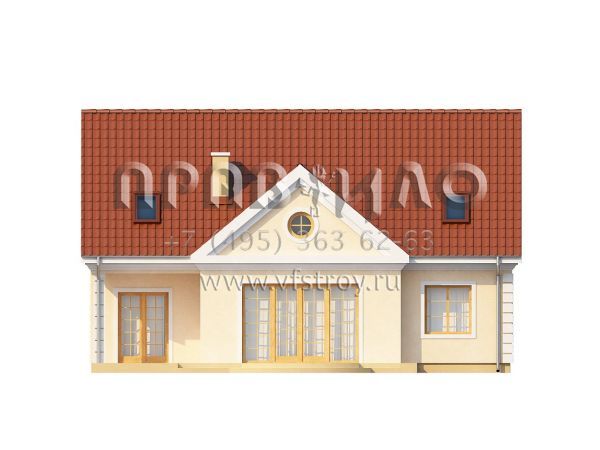 Проект уютного загородного дома S3-185-1 (Z9)