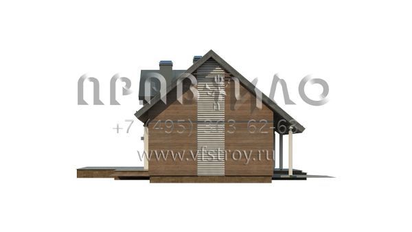 Проект частного двухэтажного прямоугольного дома  S3-148 (Z226)