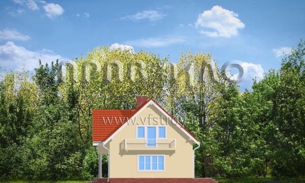 Проект классического загородного дома с подвалом S8-199-1 (Медовые Года)