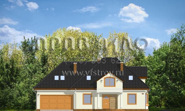 Проект частного дома с эркером в гостиной S8-251 (Сага 3)