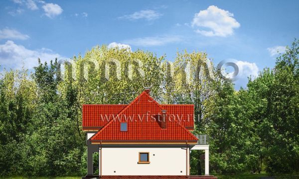 Проект экономичного удобного дома S8-199-2 (Ромашка)