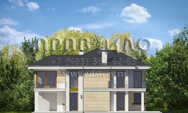 Проект большого дорогого дома S8-217 (Ривьера 4)