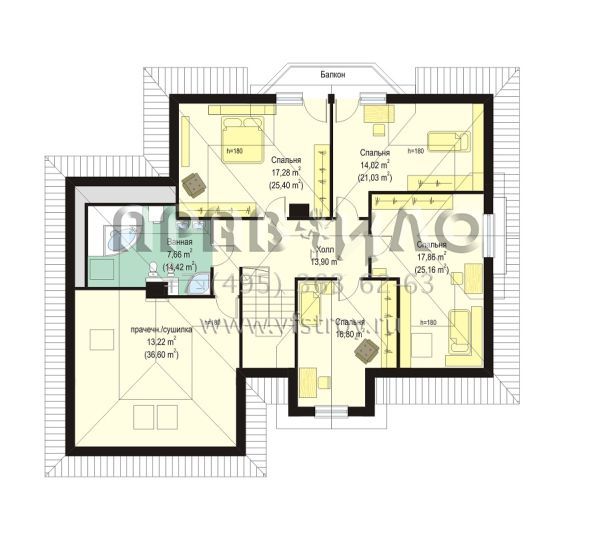 Проект комфортабельного загородного дома S8-293 (Майя 3)