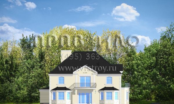 Проект большого элегантного особняка S8-336-1 (Сокол)