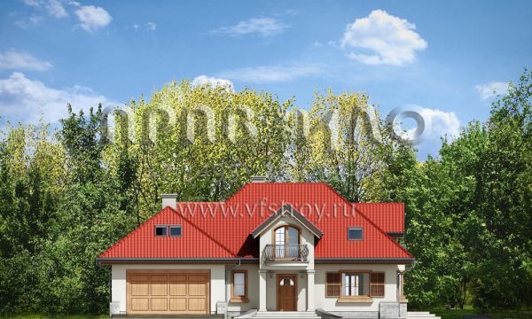 Проект коттеджа с большой террасой S8-315 (Майя 4)