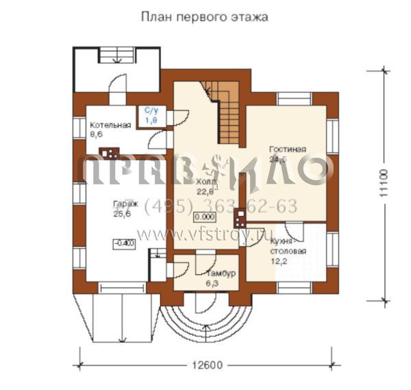 Уютный особняк в английском стиле S6-202(K-202-1K)