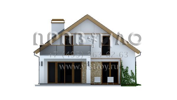 Проект частного квадратного дома S3-153-1 (Z224)