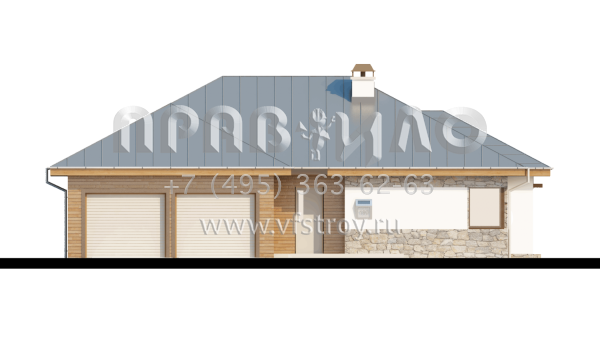 Проект частного одноэтажного дома  S3-169-1 (Z180)