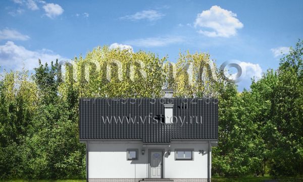 Проект пропорционального загородного дома  S8-90 (София)