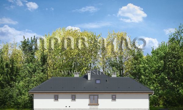 Проект дома для узкого участка S8-226 (Наталья 4)