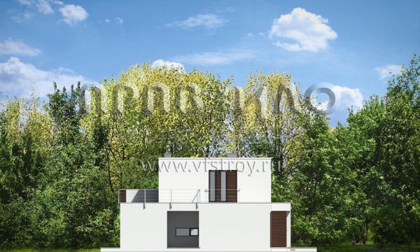 Проект коттеджа в стиле хай-тек S8-288 (Вилла Азур)