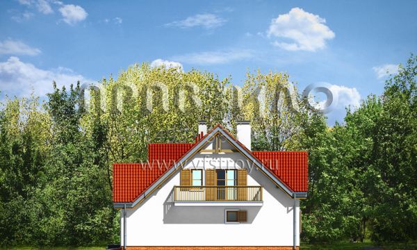 Проект дома со светлой гостиной S8-218-1 (Под Дубами)