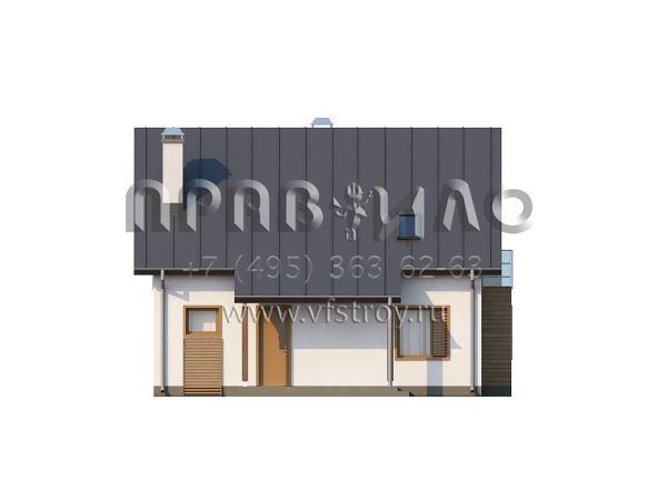 Проект частного дома с эркером  S3-134-1 (Z162)