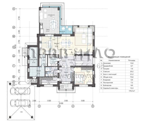 Двухэтажный статусный дом S-324-2