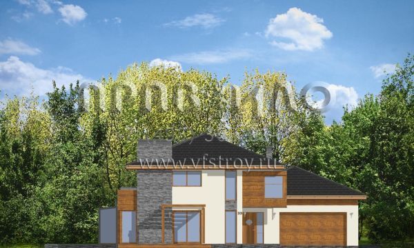 Проект стильного современного дома S8-426 (Южный)