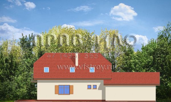 Проект дома с гаражной пристройкой S8-157-1 (Первый Дом 2)