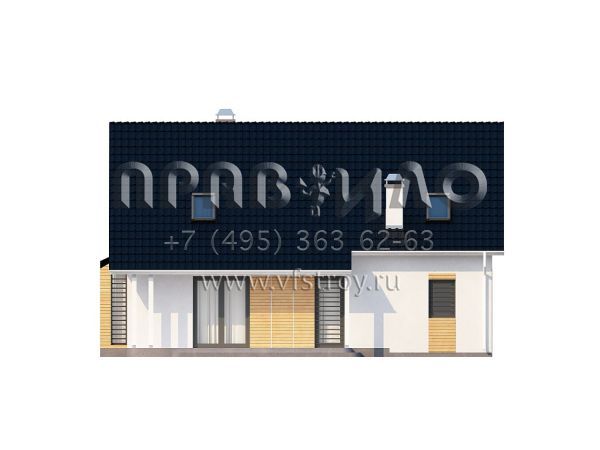 Проект комфортабельного загородного дома  S3-189 (Z124)