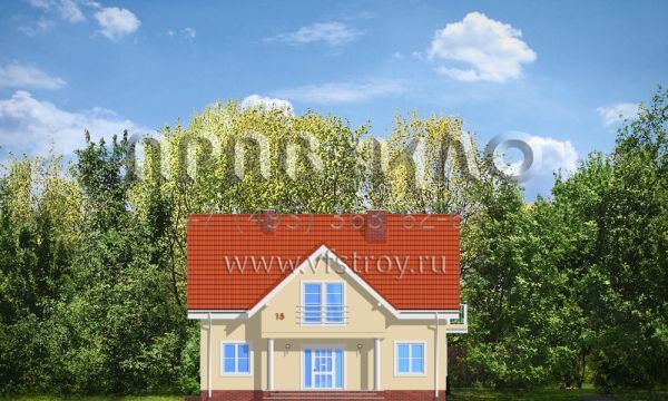 Проект классического загородного дома с подвалом S8-199-1 (Медовые Года)