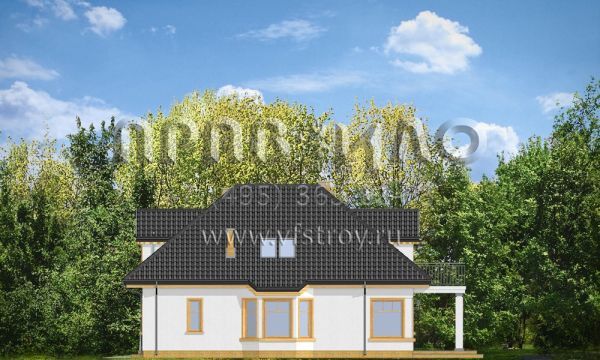 Проект яркого загородного дома S8-234-1 (Примус)