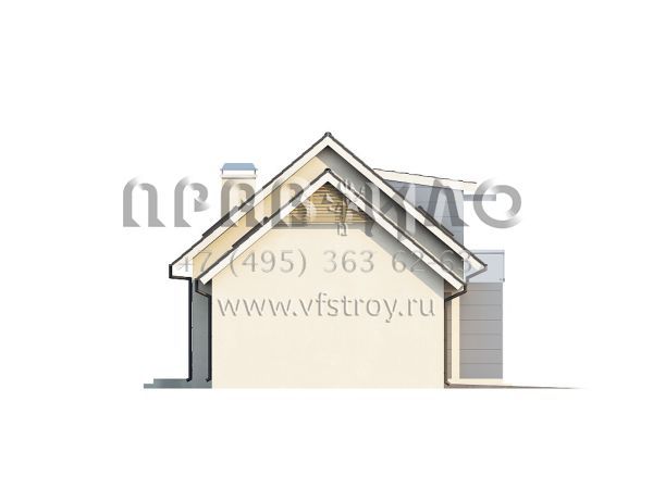 Проект дома с боковым гаражом s3-168 (Z126)