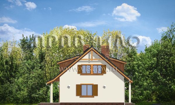 Проект загородного дома для большой семьи S8-185-1 (Фрашка)