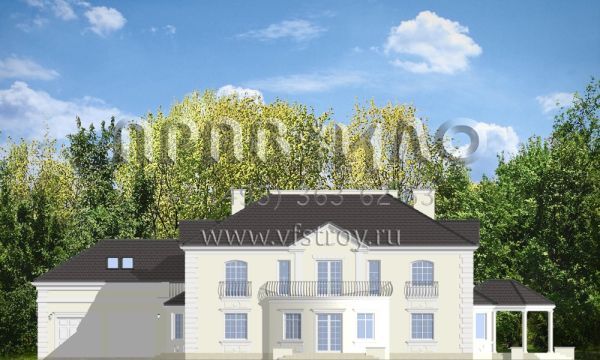 Проект особняка с эркерами S8-728 (Регент)