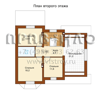 Коттедж со встроенным гаражом K-191-1P
