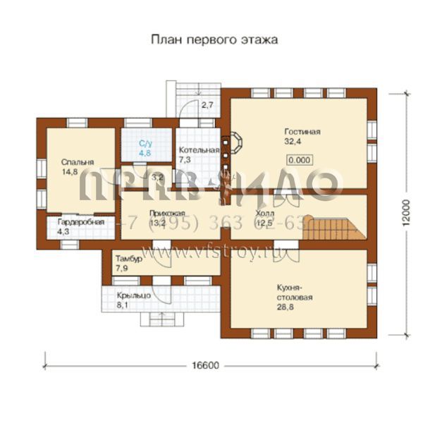 Проект дома в современном стиле S6-201(J-201-1P)