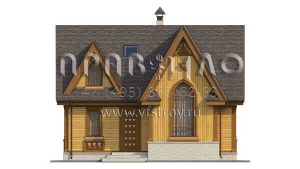 Коттедж в готическом стиле S6-95(G-095-1S)