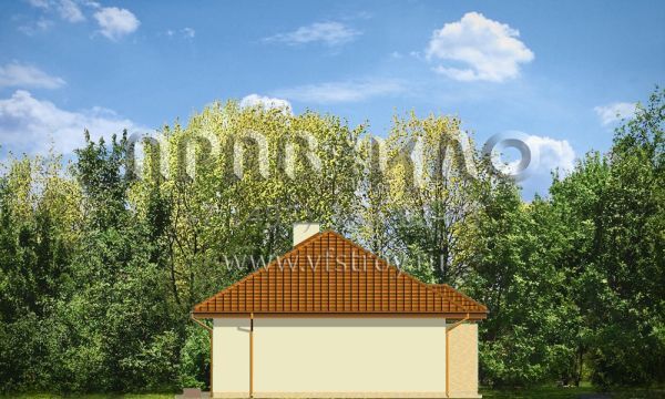 Проект дома для небольшой семьи S8-84-2 (Сокровище)