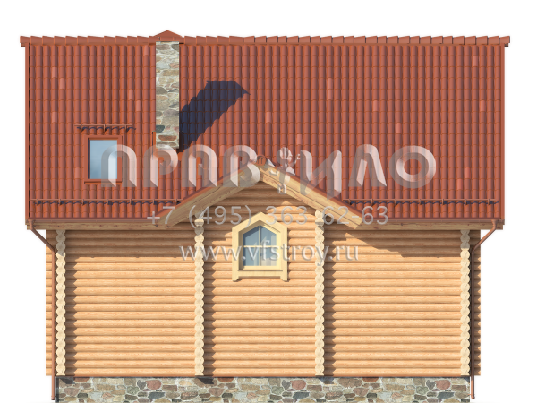 Небольшой деревянный дом для сезонного проживания S7-88 (1-03)
