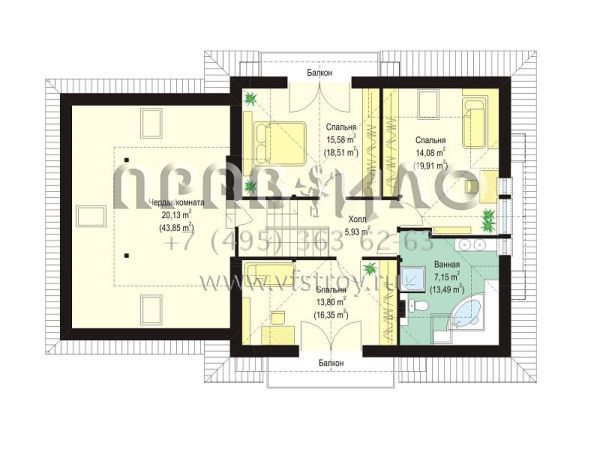 Проект дома с эркером S8-240 (Юлька)