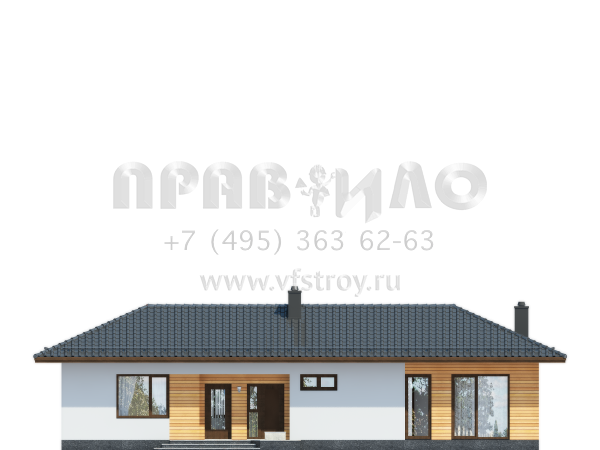 Проект одноэтажного загородного дома S7-95 (3-47а)