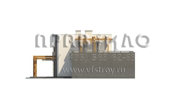 Проект оригинального двухэтажного дома в стиле хайтек с террасами на двух уровнях S3-137 (Zx73)