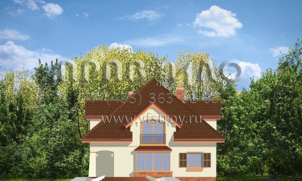 Проект квадратного в плане коттеджа S8-202 (Звезда)