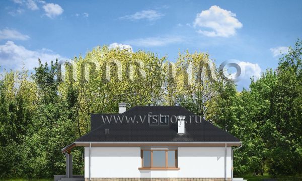 Проект дома из керамических блоков S8-153 (Самшит)