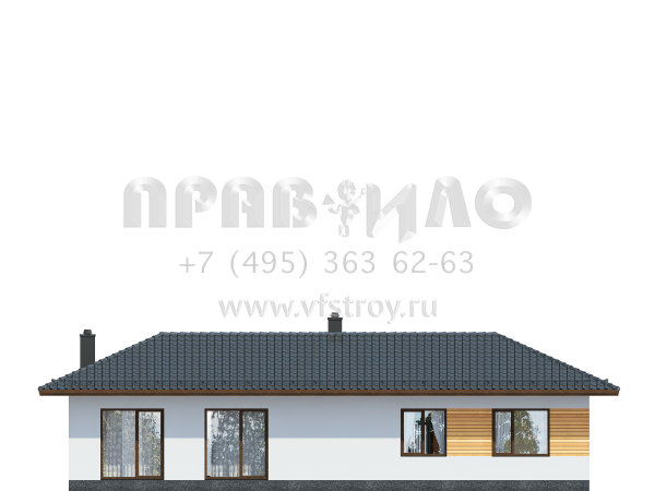 Проект одноэтажного загородного дома S7-95 (3-47а)