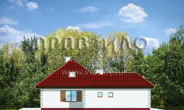 Проект одноэтажного оригинального коттеджа S8-157 (Как Мечта 2)