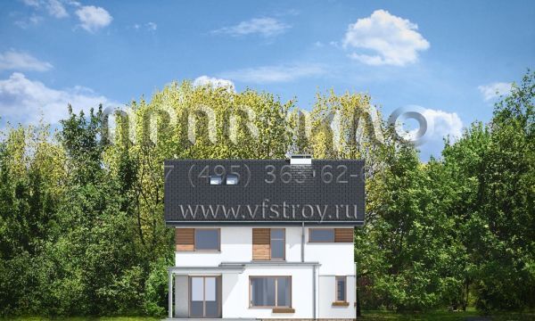 Проект дома с большой гостиной S8-205-2 (Миранда)