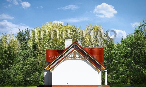 Проект дома из керамоблоков с камином S8-232 (Юлька 4)