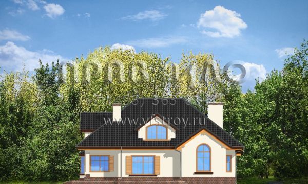 Проект дома из поризованной керамики S8-311-2 (Симпатичный)