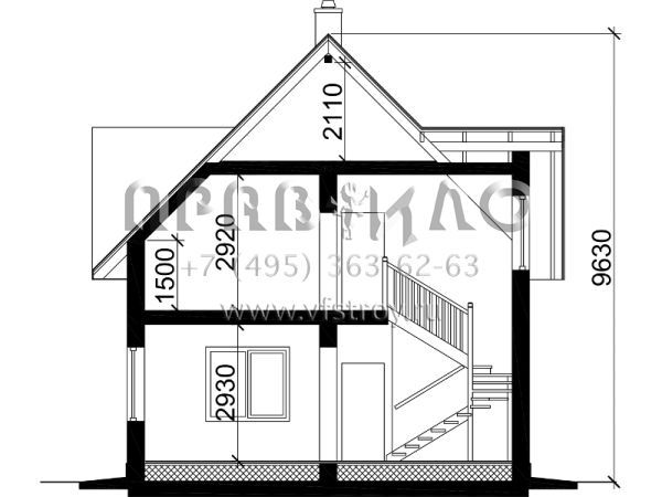 Проект экономичного дома S7-132 (3-42)