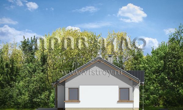 Проект коттеджа с двумя спальнями  S8-85-3 (Киприан)