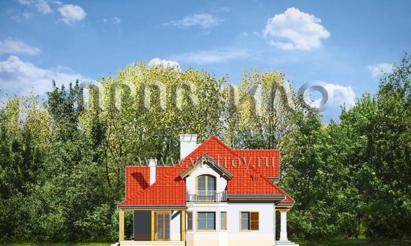 Проект дома с люкарнами S8-261-1 (Рубин 2)