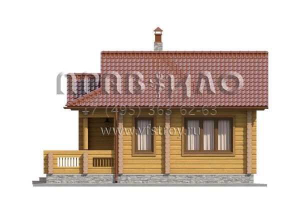 Дом из Бруса S6-50(C-050-1D)