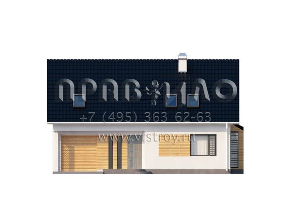 Проект комфортабельного загородного дома  S3-189 (Z124)